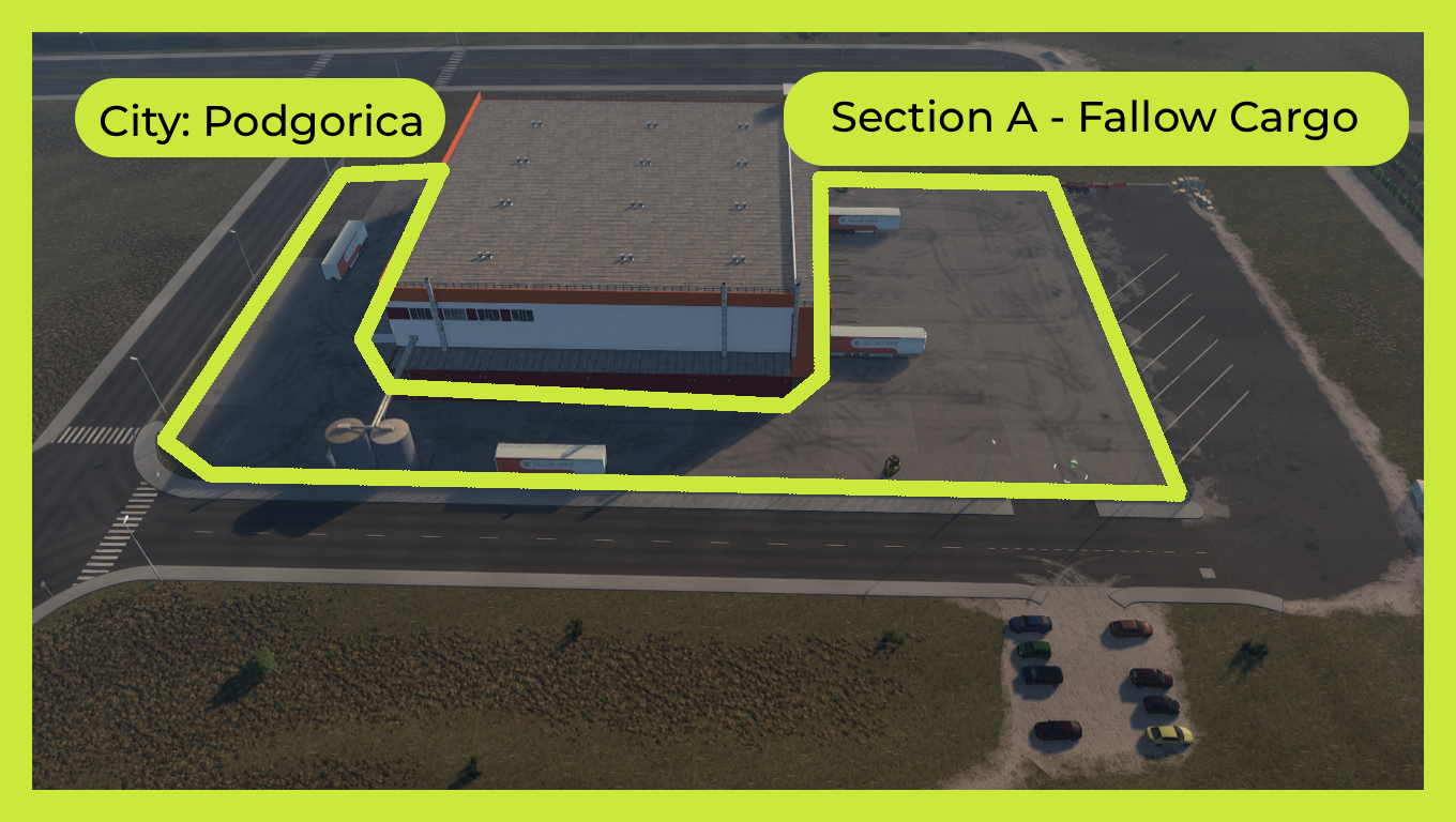Podgorica: Section A - Fallow Cargo