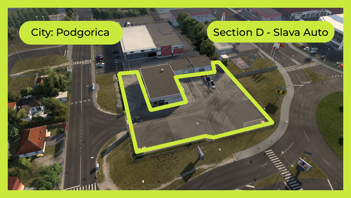 Podgorica: Section D - Slava Auto