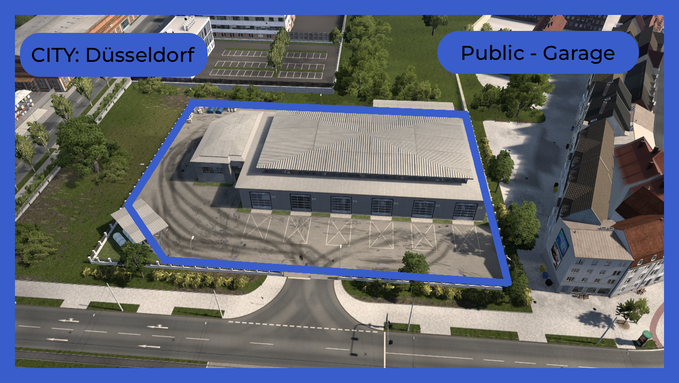 PUBLIC - Garage in Düsseldorf